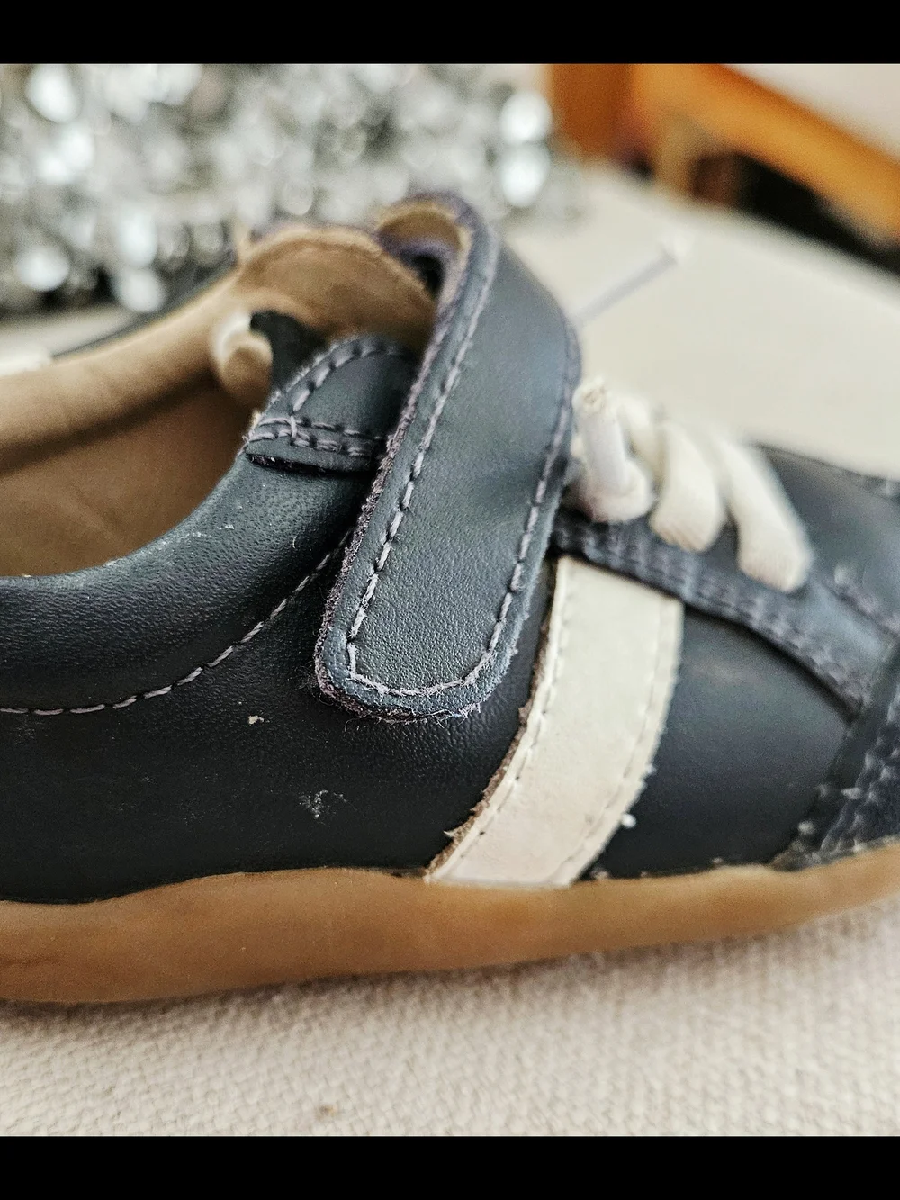Old Soles Toddler First Walker Leather Shoes- Size 20 (US 4.5/5)
